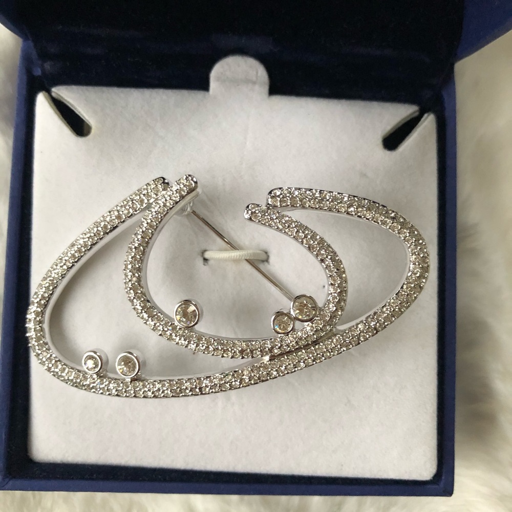 Swarovski Crystal brooch.